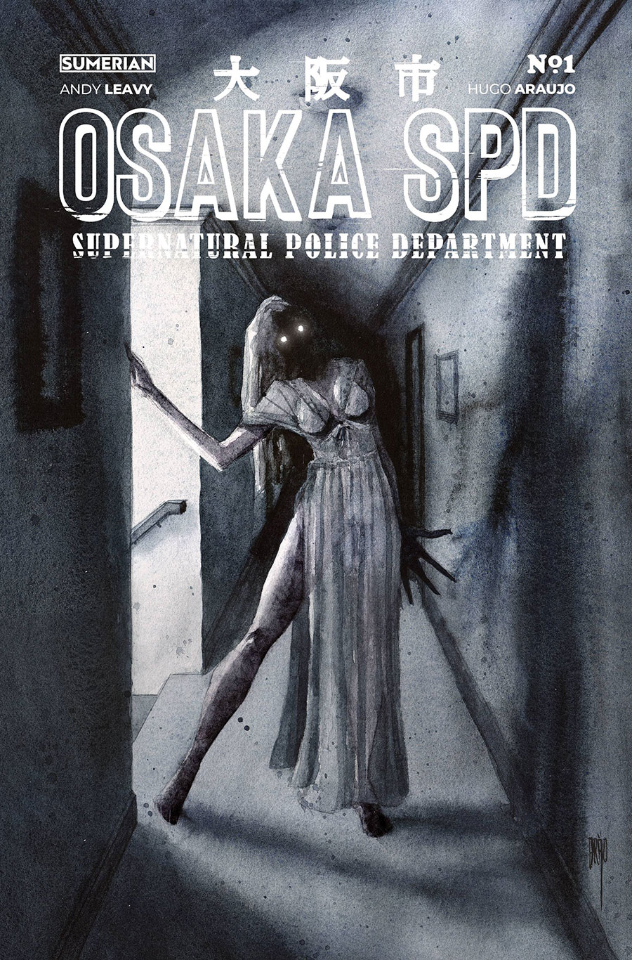 Osaka SPD (Supernatural Police Department) #1 Cover D Variant BRAO Cover