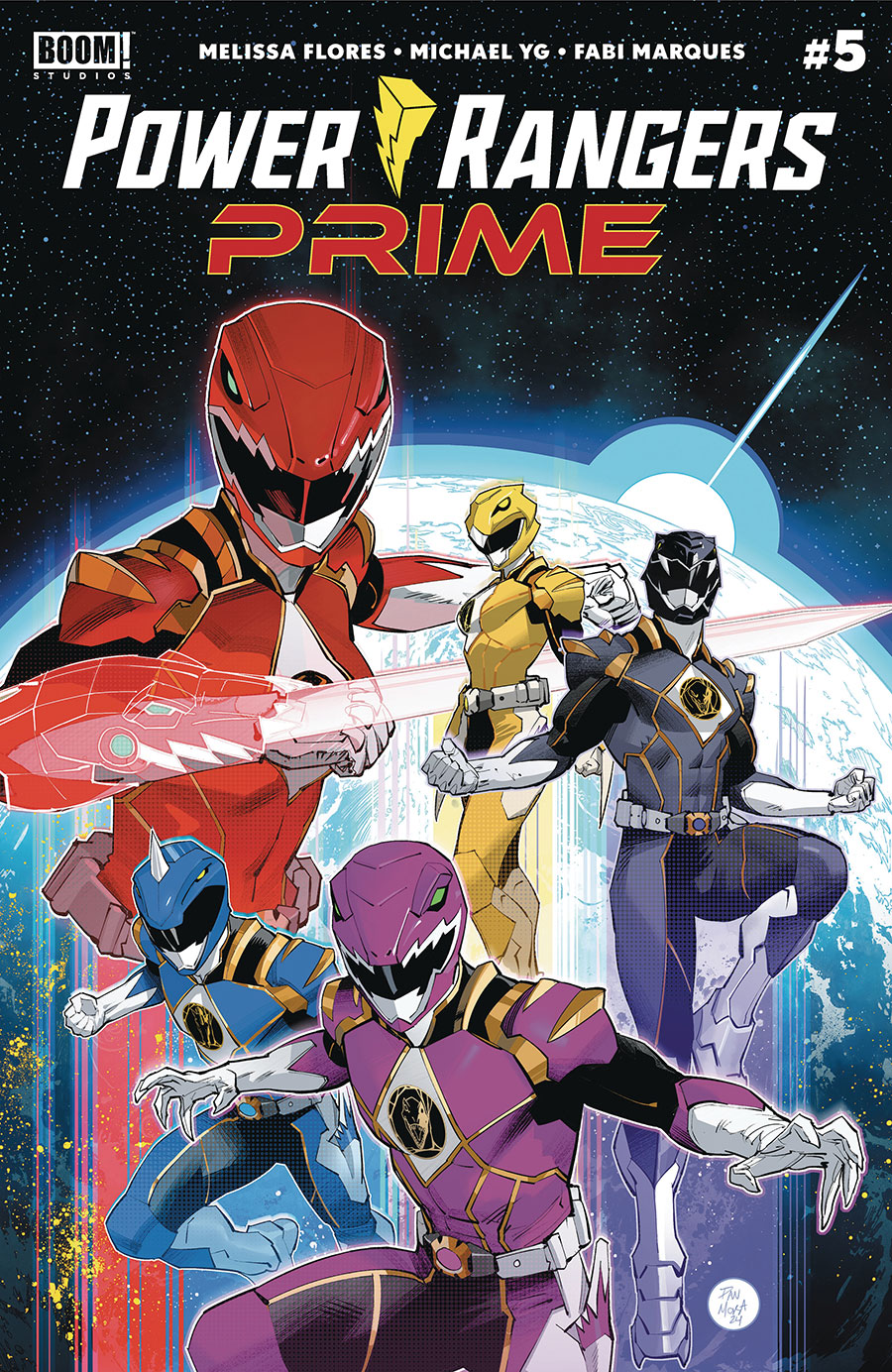 Power Rangers Prime #5 Cover A Regular Dan Mora Cover