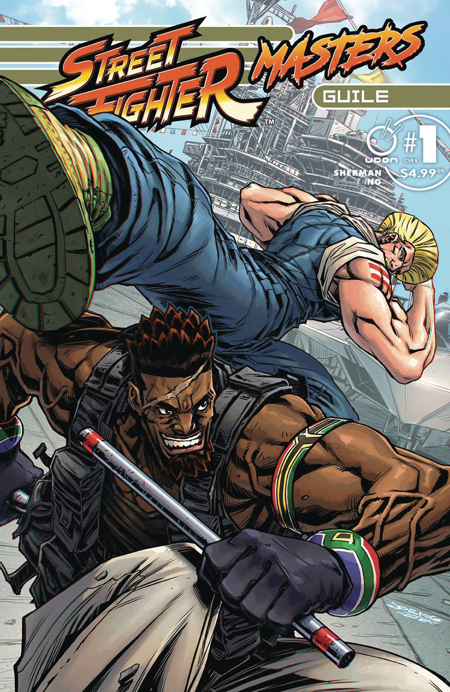 Street Fighter Masters Guile #1 (One Shot) Cover B Variant Joe Ng Cover