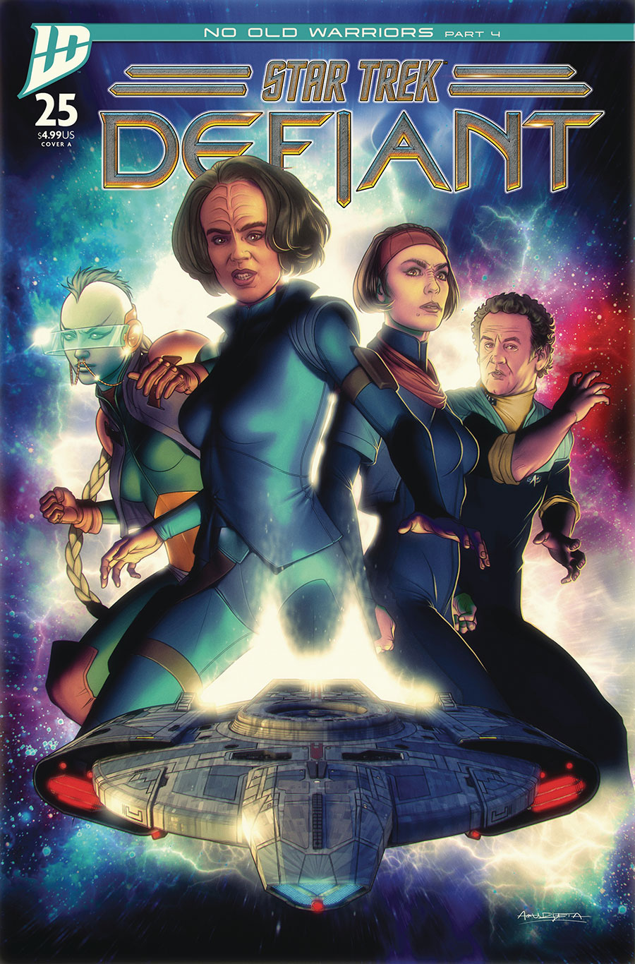 Star Trek Defiant #25 Cover A Regular Angel Unzueta Cover