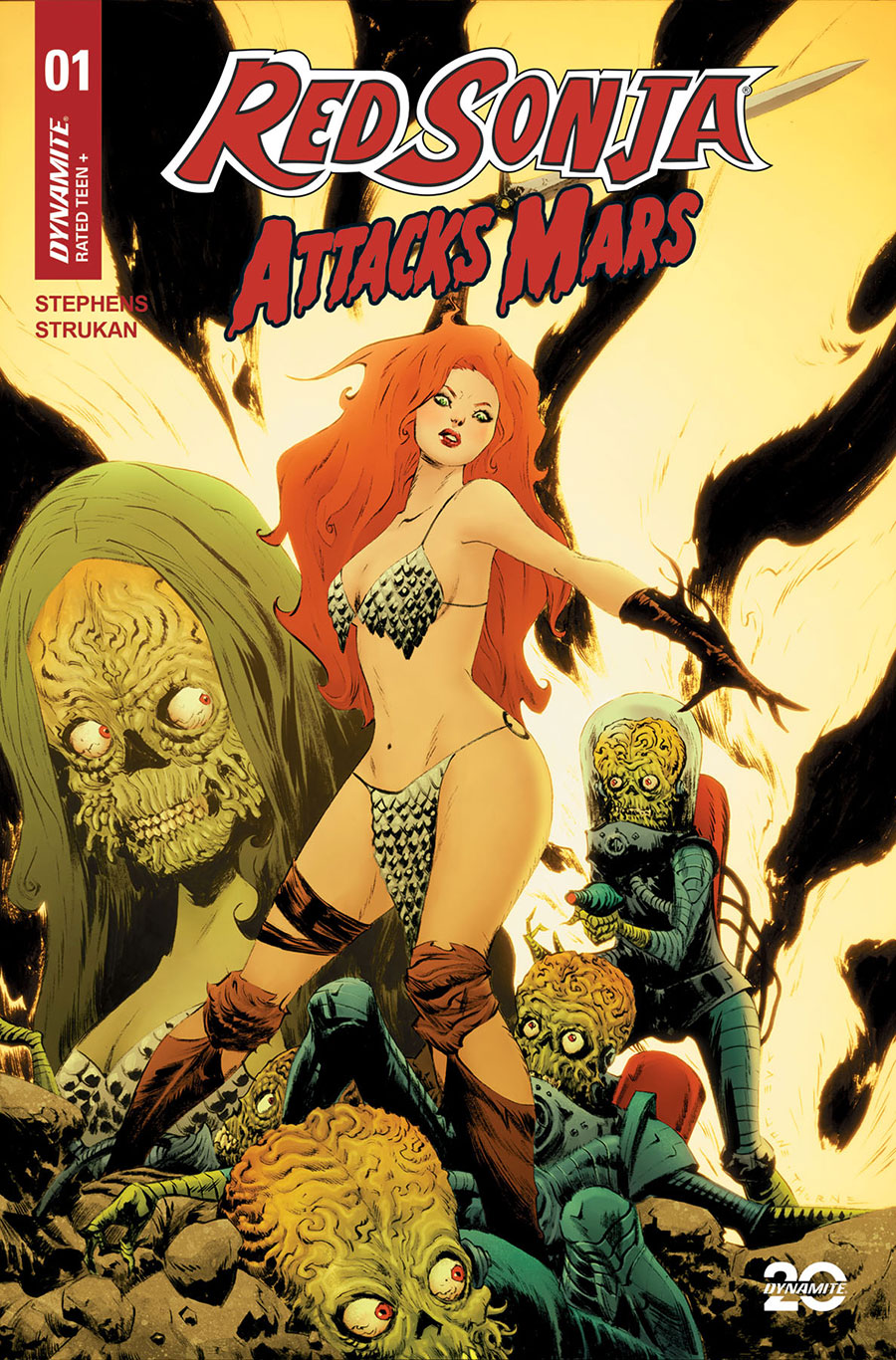 Red Sonja Attacks Mars #1 Cover B Variant Jae Lee & June Chung Cover