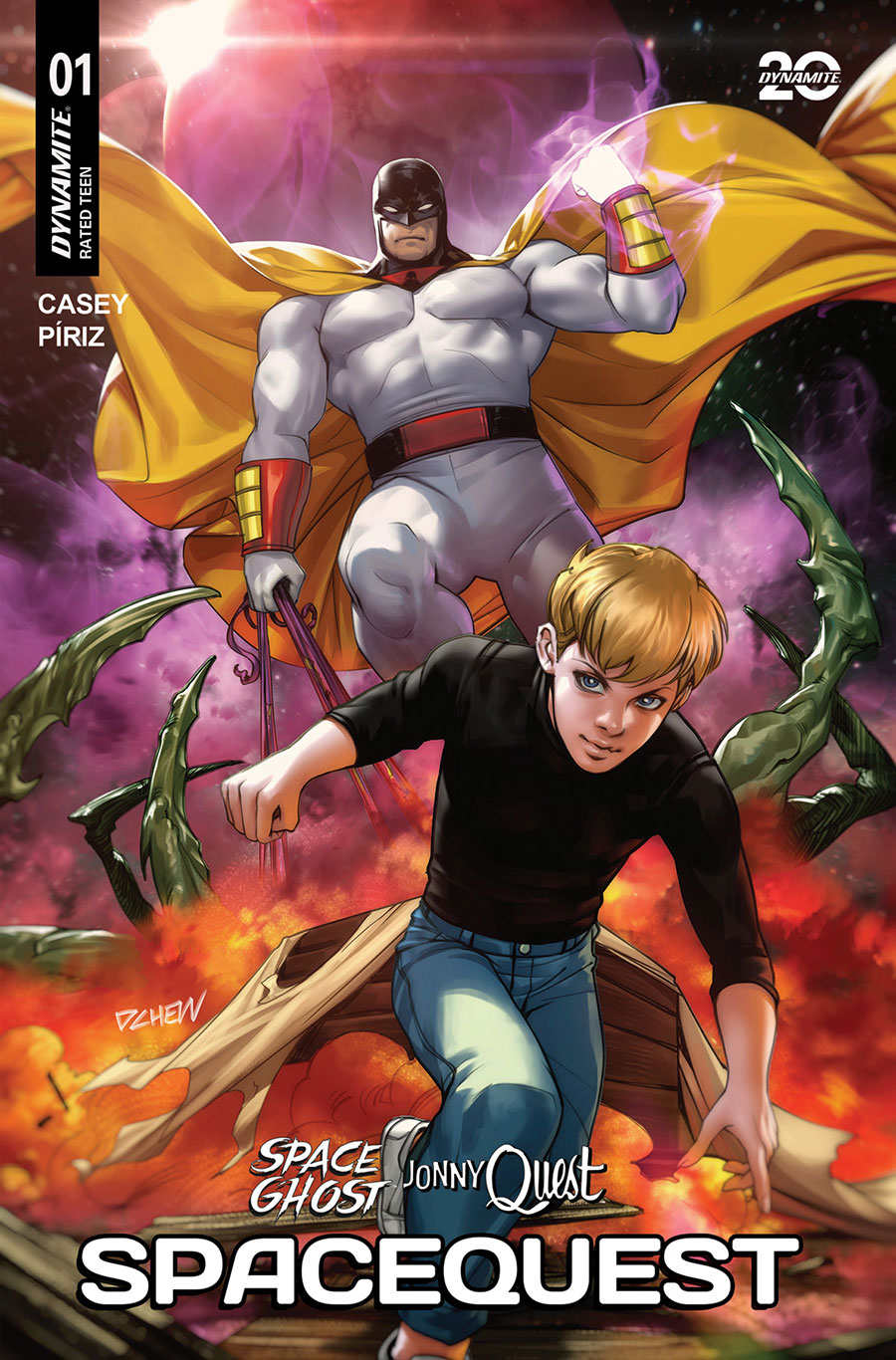 Space Ghost Jonny Quest SpaceQuest #1 Cover C Variant Derrick Chew Cover