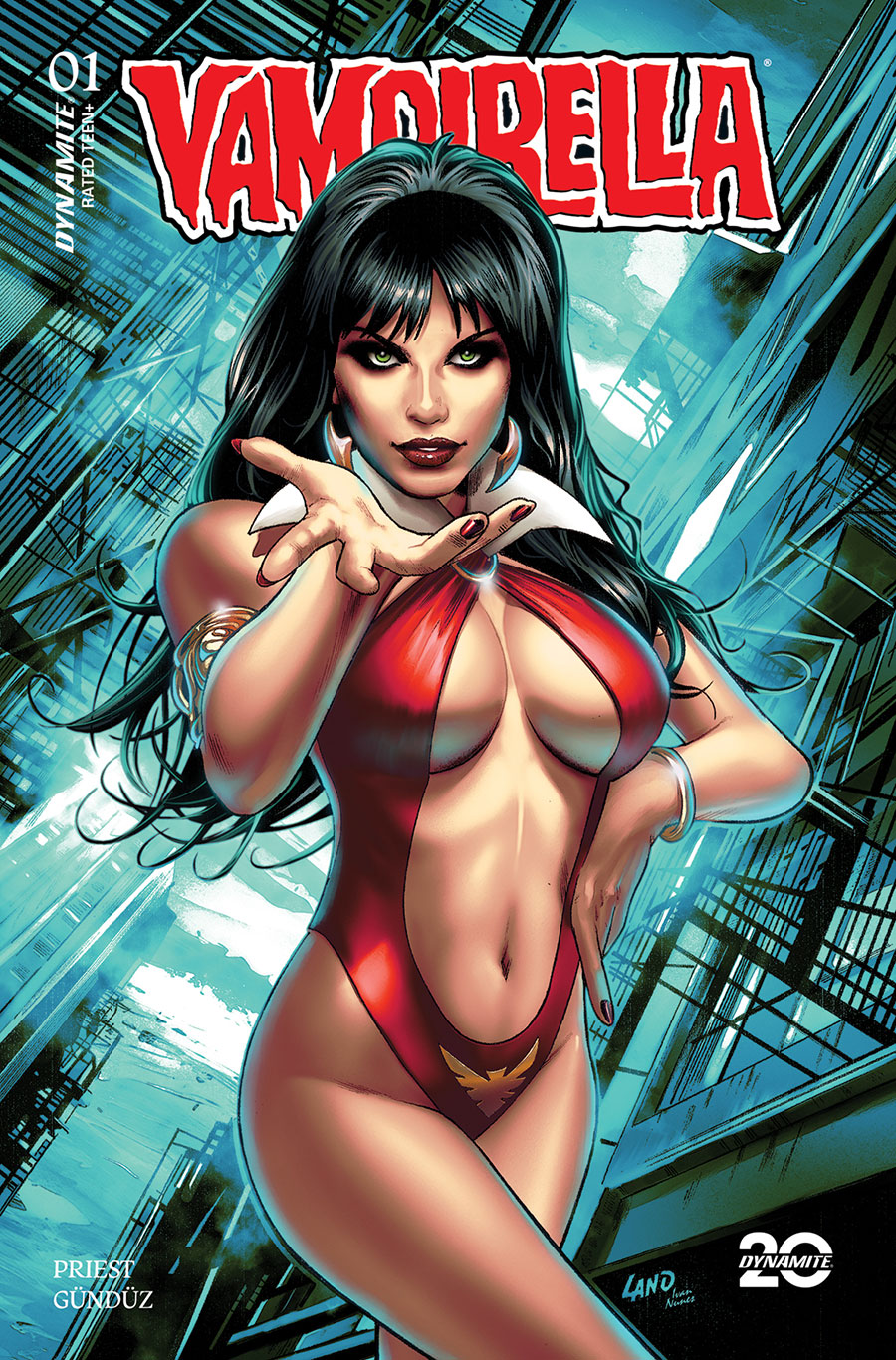 Vampirella Vol 9 #1 Cover B Variant Greg Land Cover