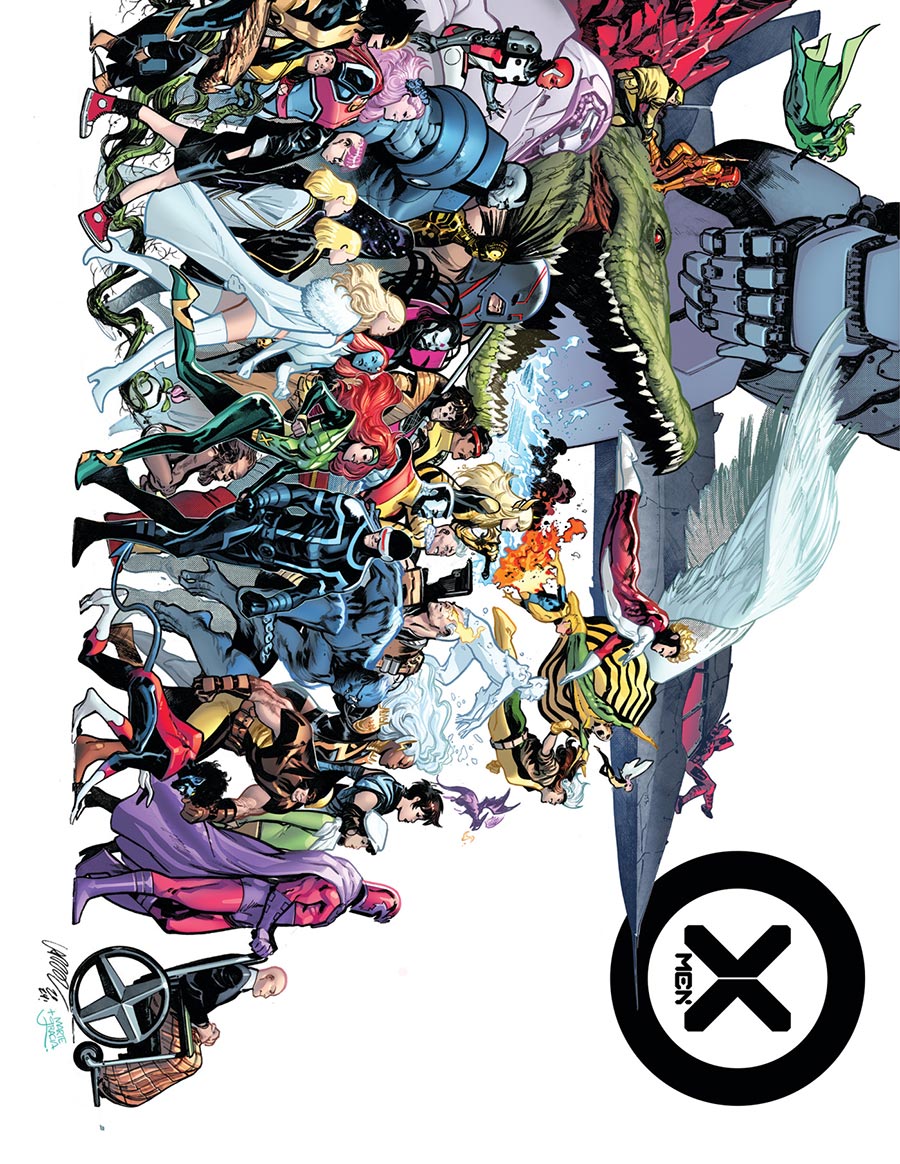 Fall Of The House Of X / Rise Of The Powers Of X Omnibus HC Direct Market Pepe Larraz Variant Cover