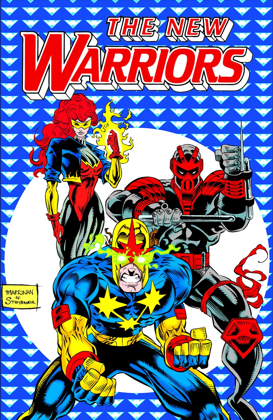 New Warriors Nova & Night Thrasher Omnibus HC Book Market Chris Marrinan Cover