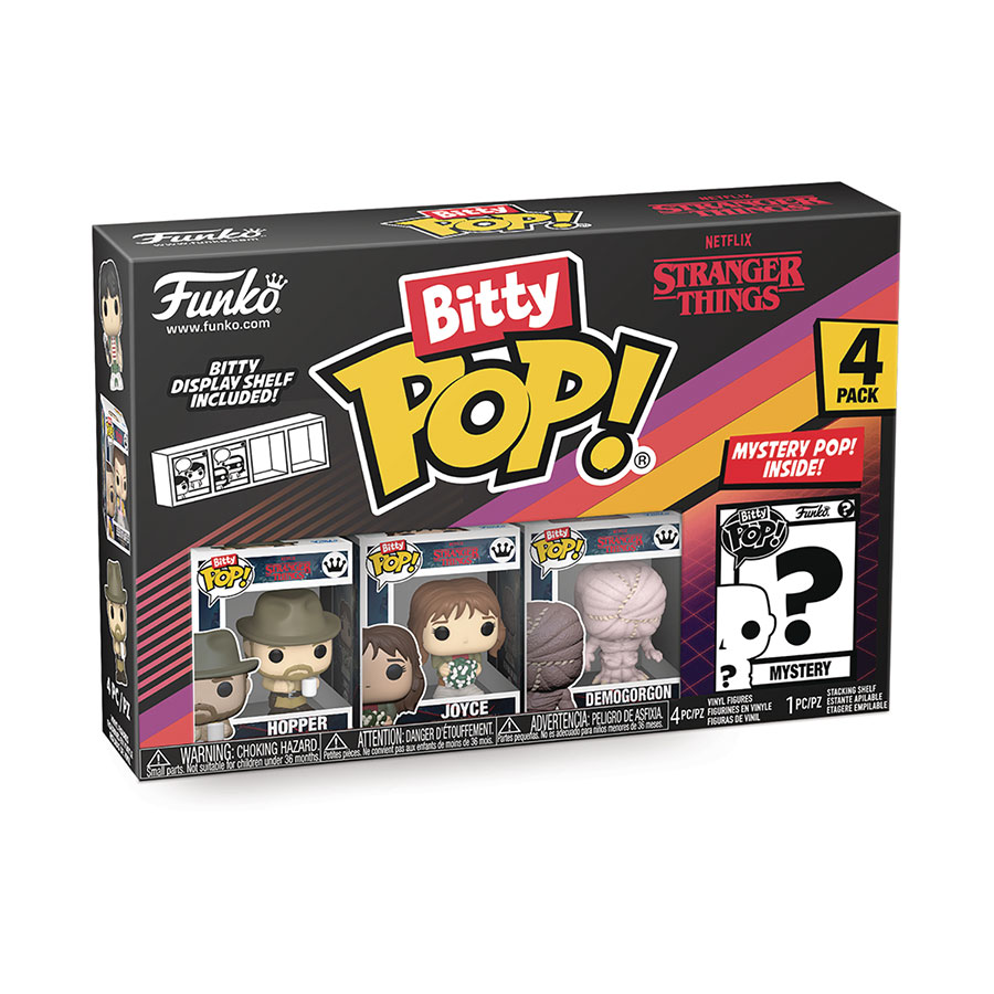 BITTY POP STRANGER THINGS SZN1 HOPPER 4PK FIG (C: 1-1-2)