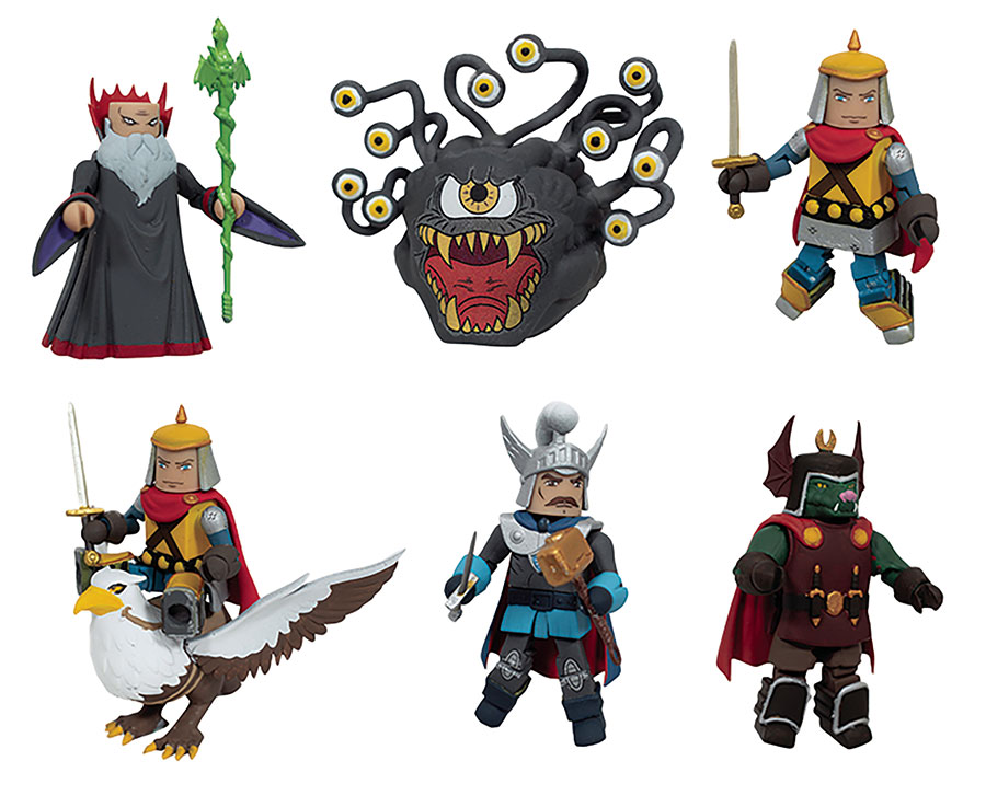 DUNGEONS & DRAGONS SERIES 3 DLX MINIMATES BOX SET (C: