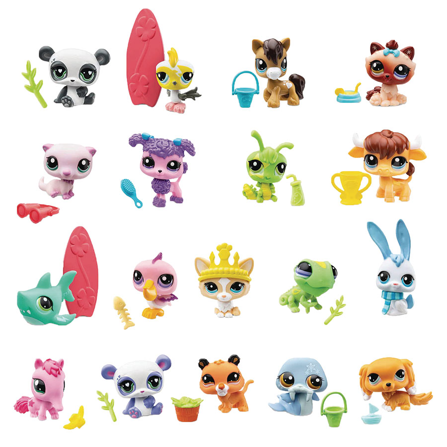 Littlest Pet Shop Pet Surprise Pack Blind Mystery Box 18-Count Assortment Case