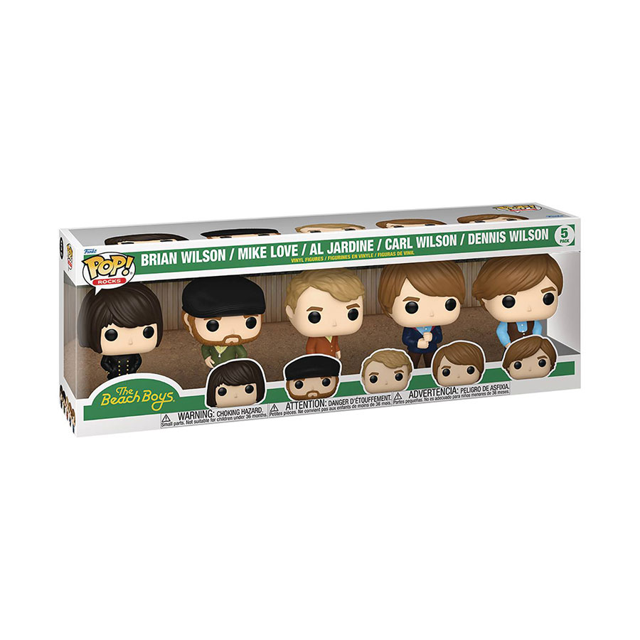 POP Rocks The Beach Boys Pet Sounds 5-Pack Vinyl Figure