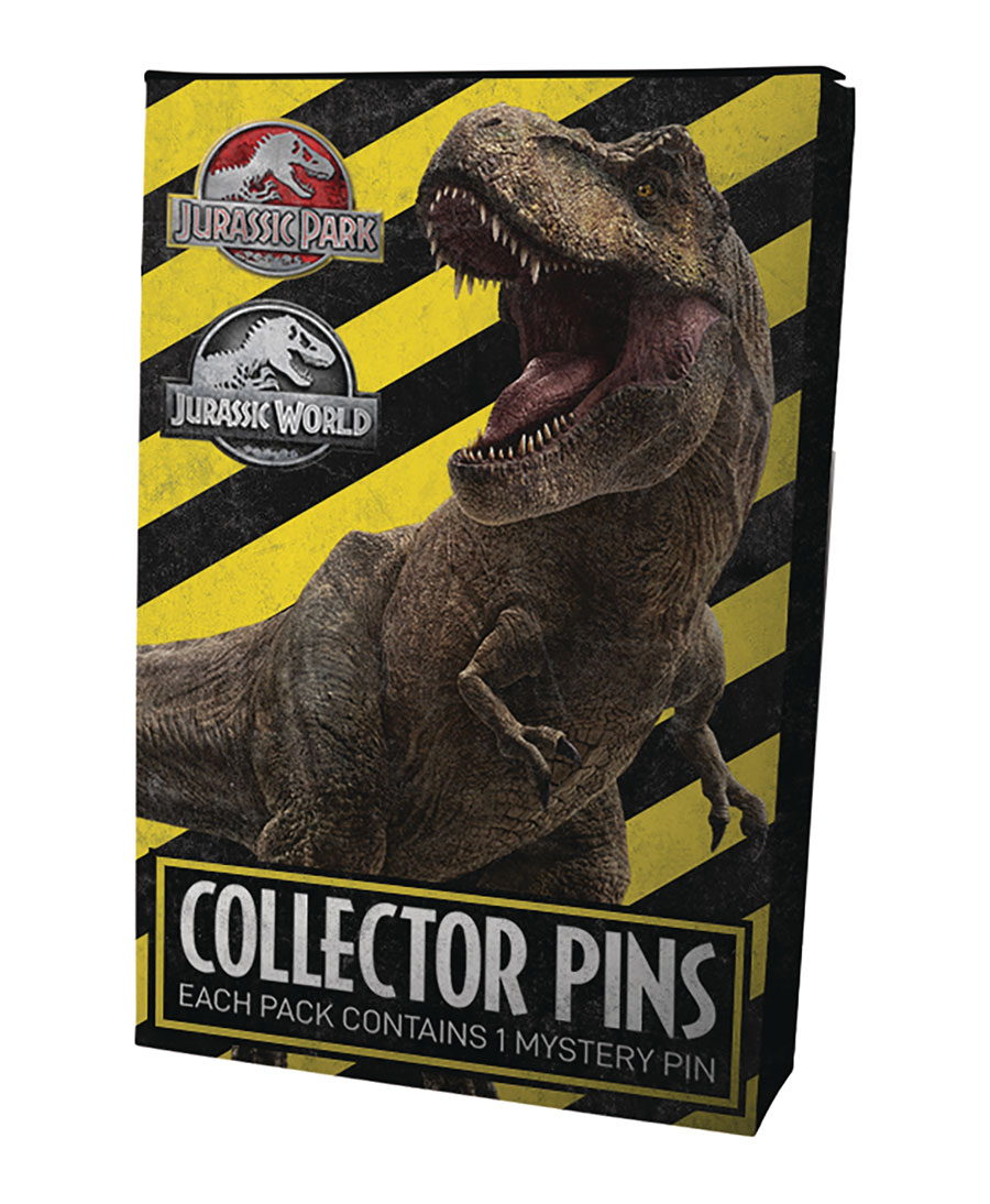 Fanattik Jurassic Park & World Mystery Mini Pin Blind Mystery Box 12-Piece Display