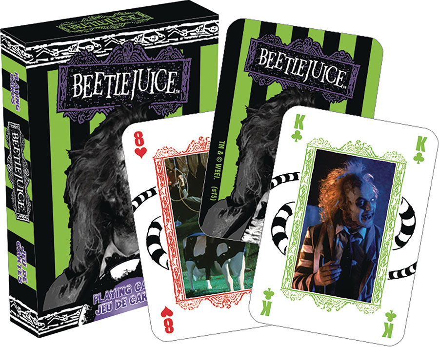 BEETLEJUICE PLAYING CARDS (C: 1-1-2)