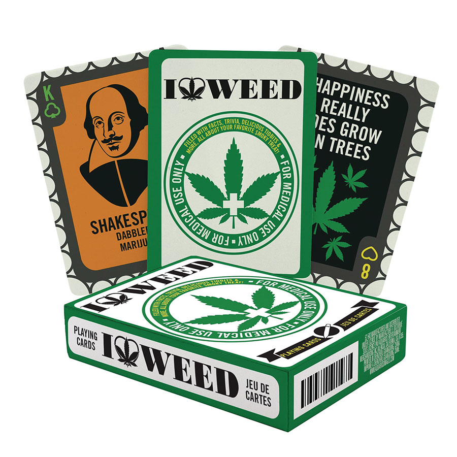 I HEART WEED PLAYING CARDS (C: 1-1-2)