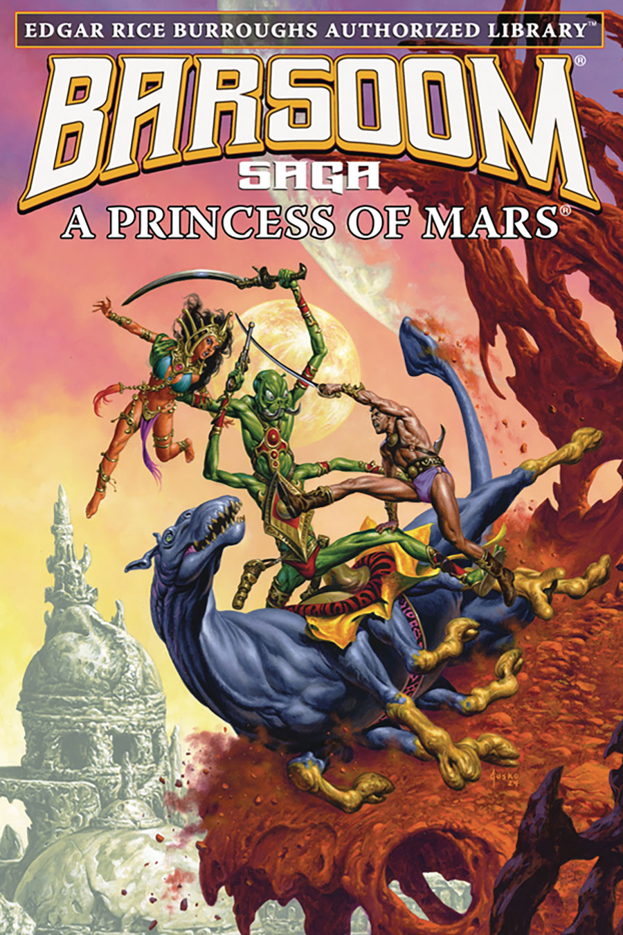 ERB AUTH LIB BARSOOM SAGA HC VOL 01 PRINCESS OF MARS (C: 0-1