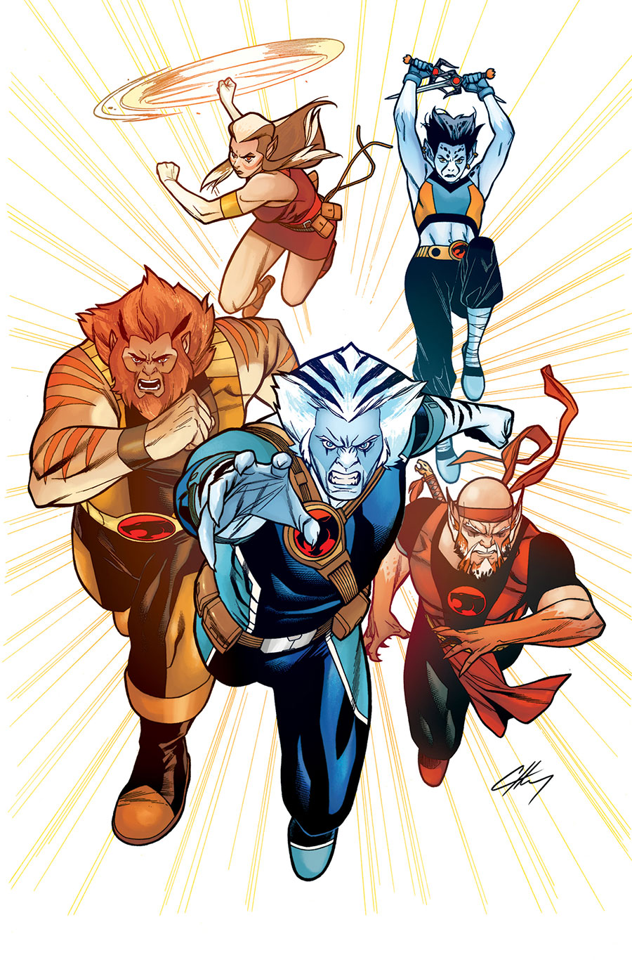 Thundercats Lost #1 Cover R Incentive Clayton Henry Virgin Cover