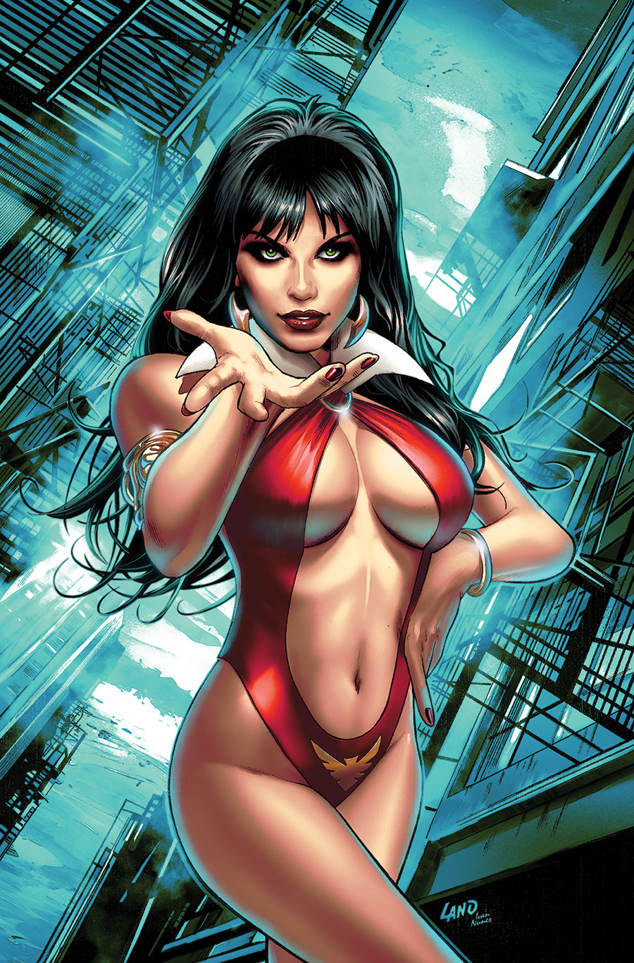 Vampirella Vol 9 #1 Cover V Incentive Greg Land Virgin Cover