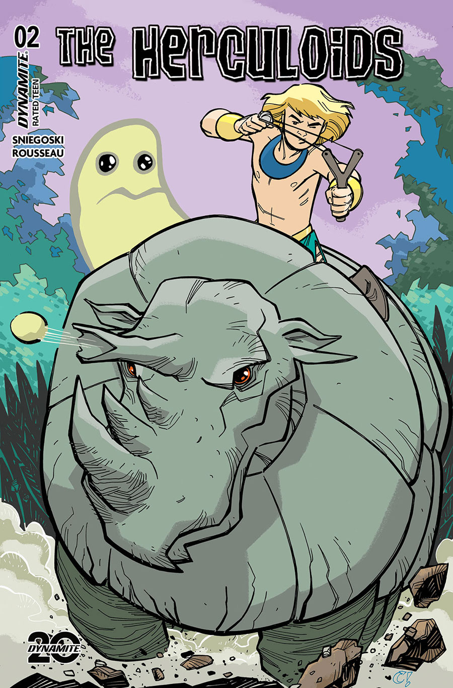 Herculoids #2 Cover J Incentive Craig Rousseau Development Art Variant Cover