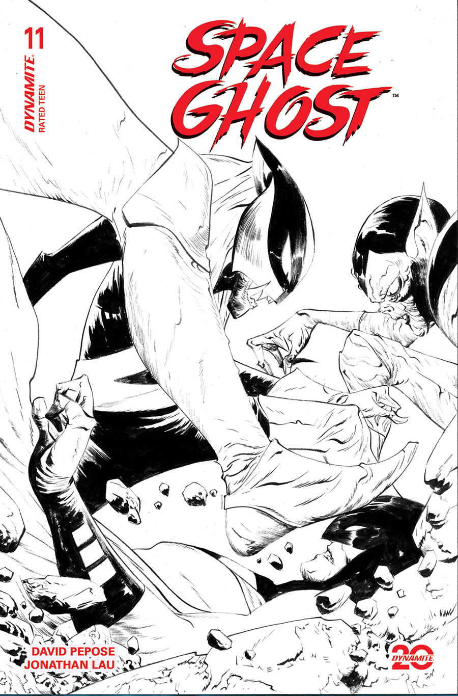 Space Ghost Vol 4 #11 Cover H Incentive Jae Lee Line Art Cover