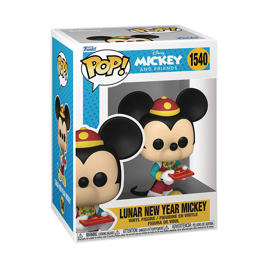 POP Disney Mickey And Friends Lunar New Year Mickey Vinyl Figure