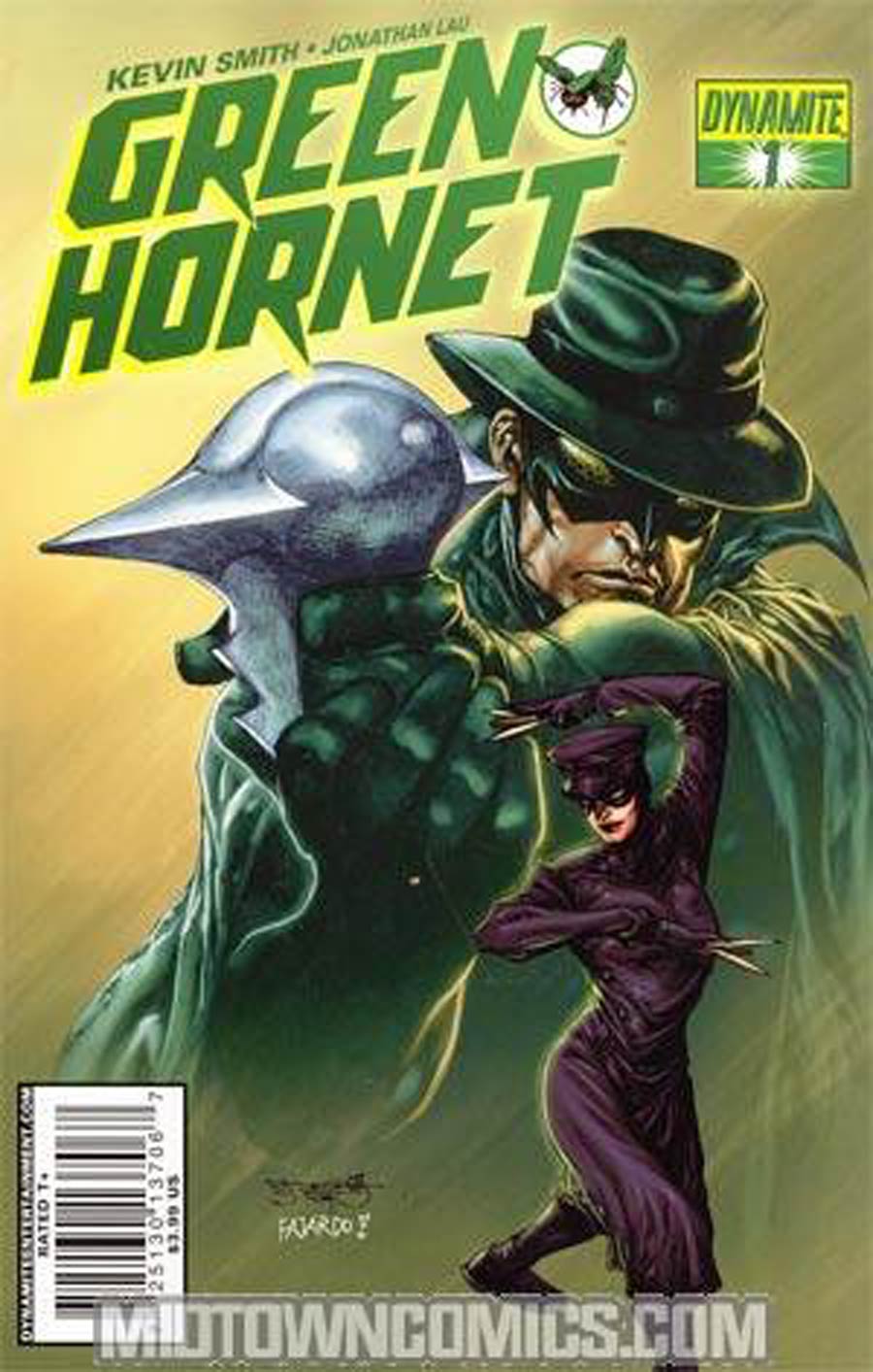 Kevin Smiths Green Hornet #1 Cover O Regular Stephen Segovia Cover Signed by Kevin Smith (With CoA)