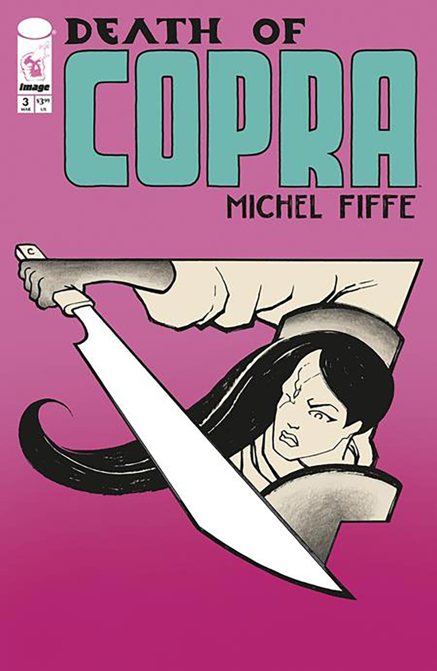 Death Of Copra #3 Cover B Variant Michel Fiffe Pink Cover