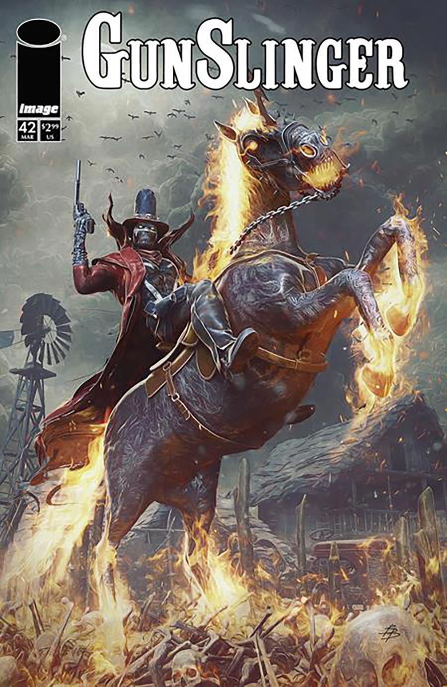 Gunslinger Spawn #42 Cover A Regular Bjorn Barends Cover