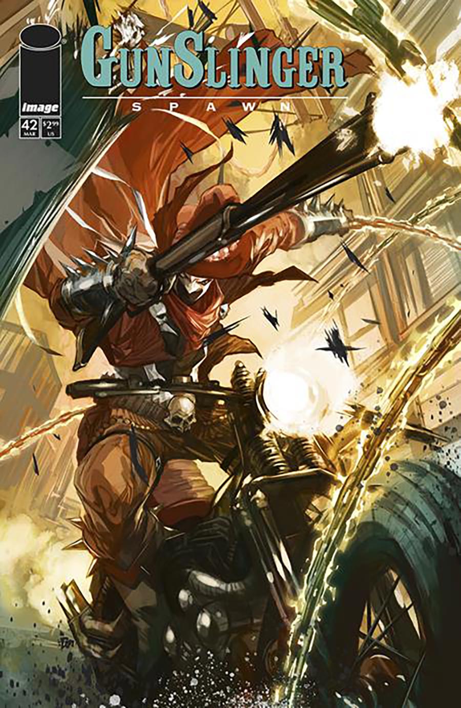 Gunslinger Spawn #42 Cover B Variant Don Aguillo Cover