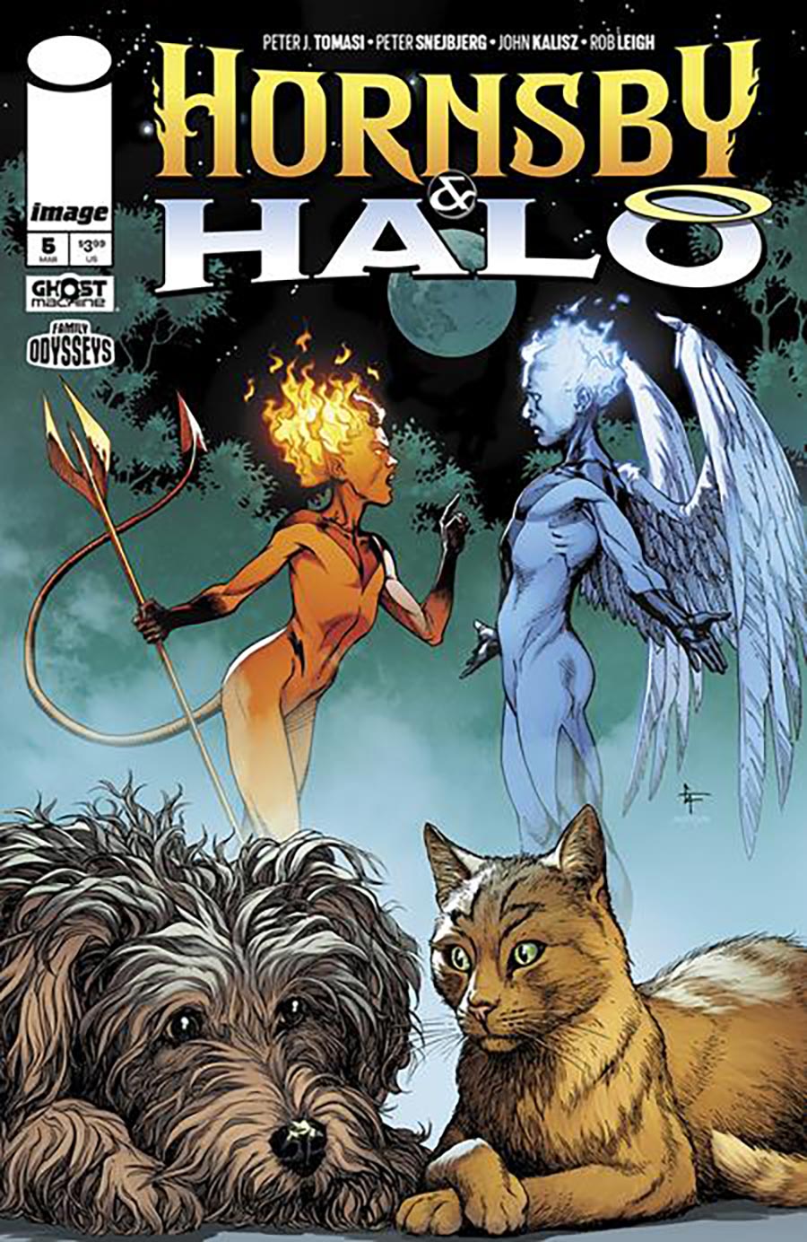 Hornsby & Halo #5 Cover B Variant Gary Frank & Brad Anderson Cover