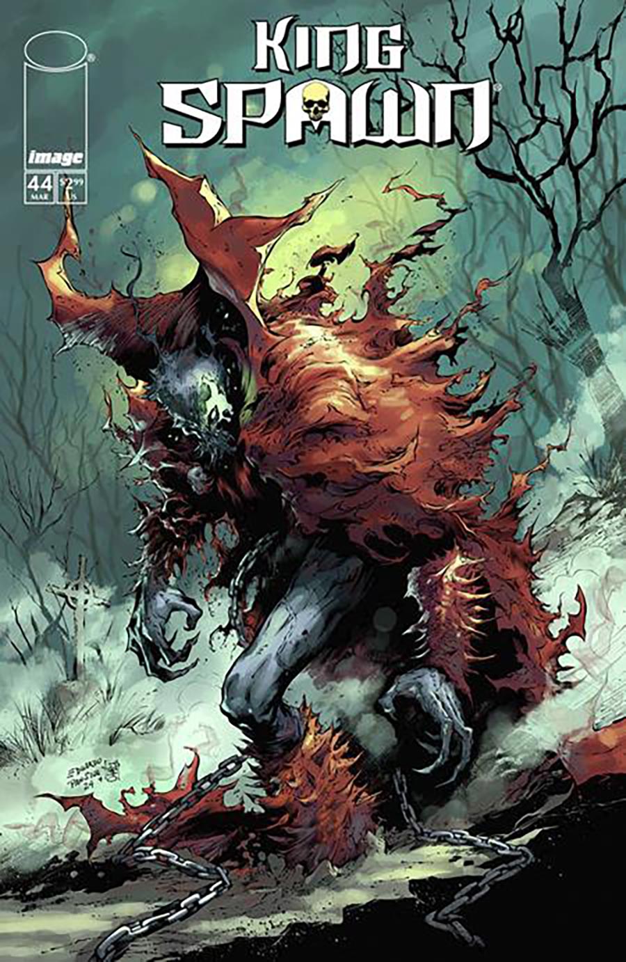 King Spawn #44 Cover A Regular Eduardo Pansica Cover