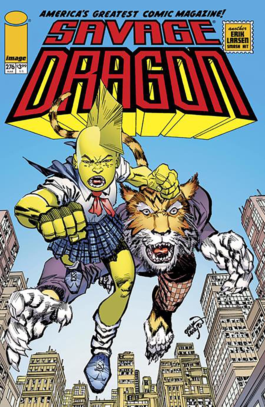 Savage Dragon Vol 2 #276 Cover A Regular Erik Larsen Cover