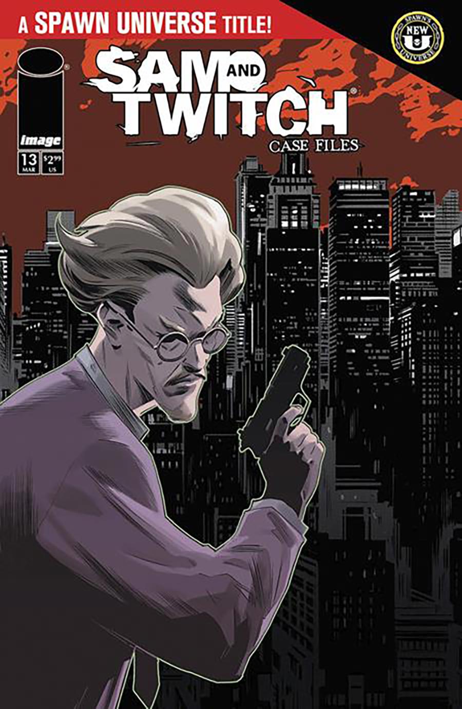 Sam And Twitch Case Files #13 Cover B Variant Marco Failla Connecting Twitch Cover