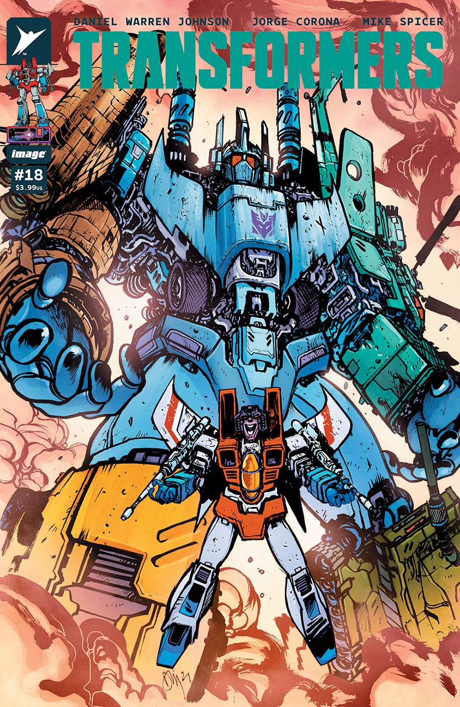 Transformers Vol 5 #18 Cover A Regular Daniel Warren Johnson & Mike Spicer Cover