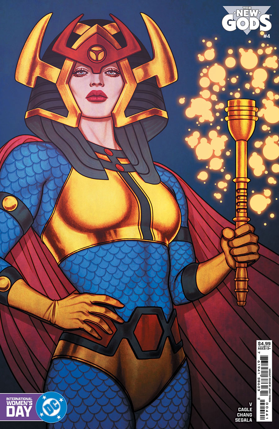 New Gods Vol 5 #4 Cover D Variant Jenny Frison International Womens Day Big Barda Card Stock Cover (DC All In)