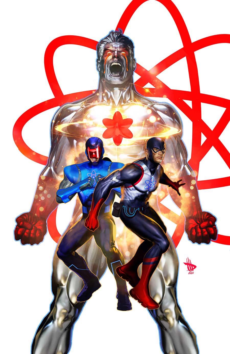 Justice League The Atom Project #3 Cover B Variant Dave Wilkins Card Stock Cover (DC All In)