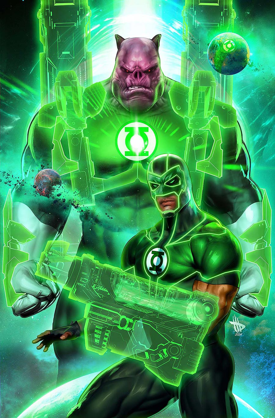 Green Lantern Corps Vol 4 #2 Cover B Variant Dave Wilkins Card Stock Cover (DC All In)