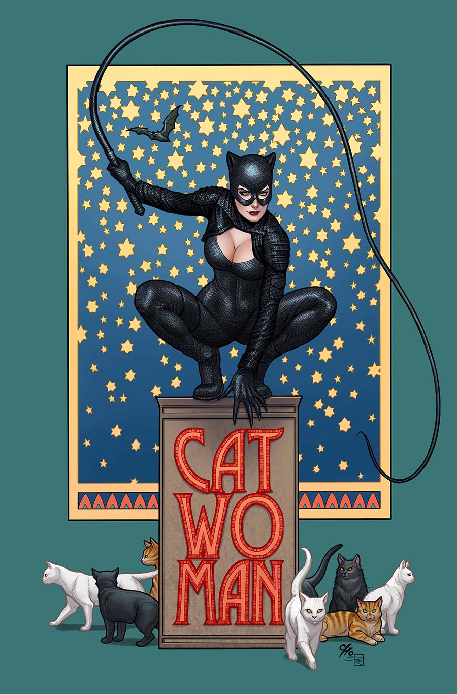 Catwoman Vol 5 #74 Cover B Variant Frank Cho Card Stock Cover (DC All In)