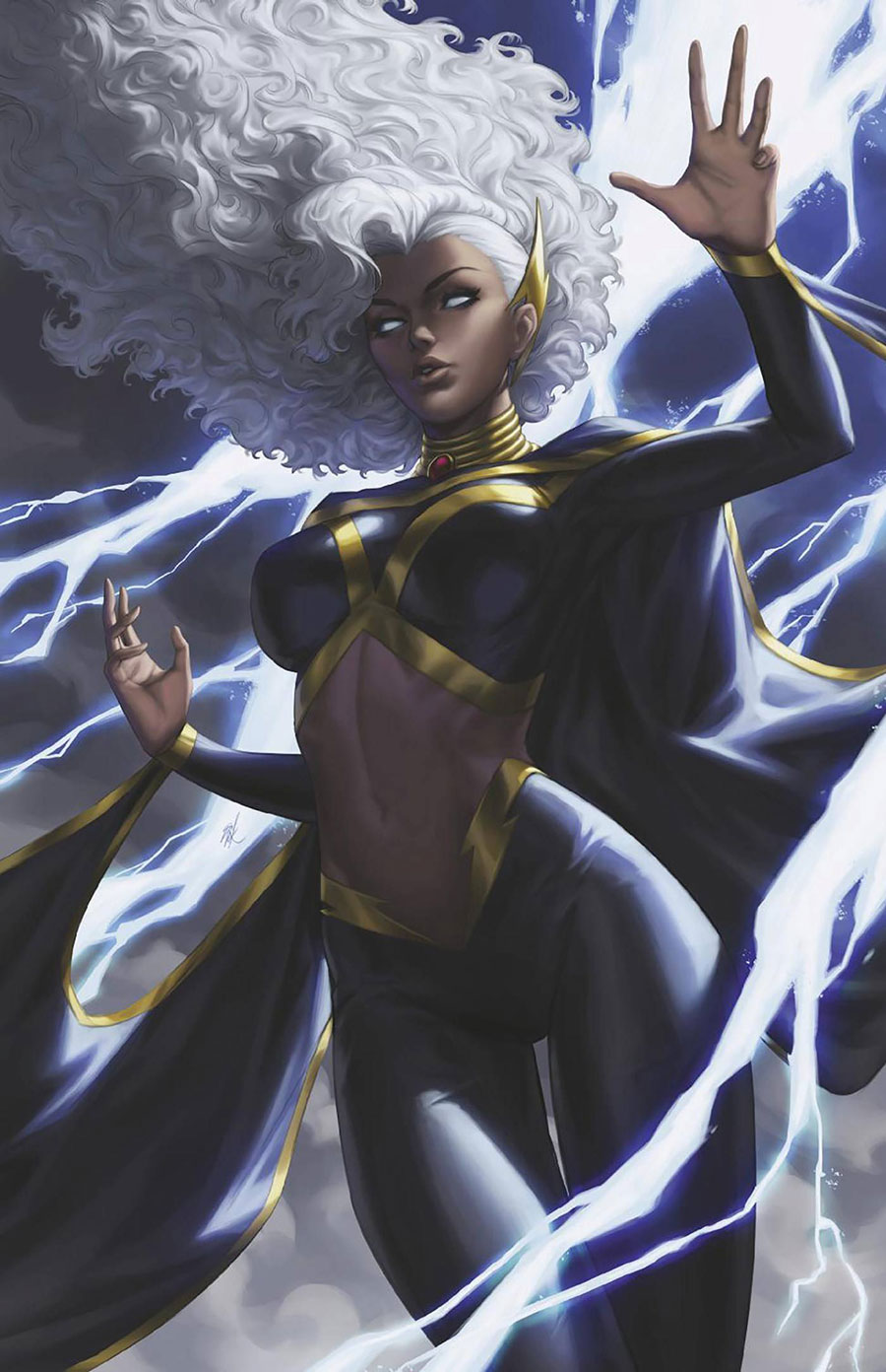 X-Men Vol 7 #13 Cover E Incentive Ejikure Storm Virgin Cover (X-Manhunt Part 4)