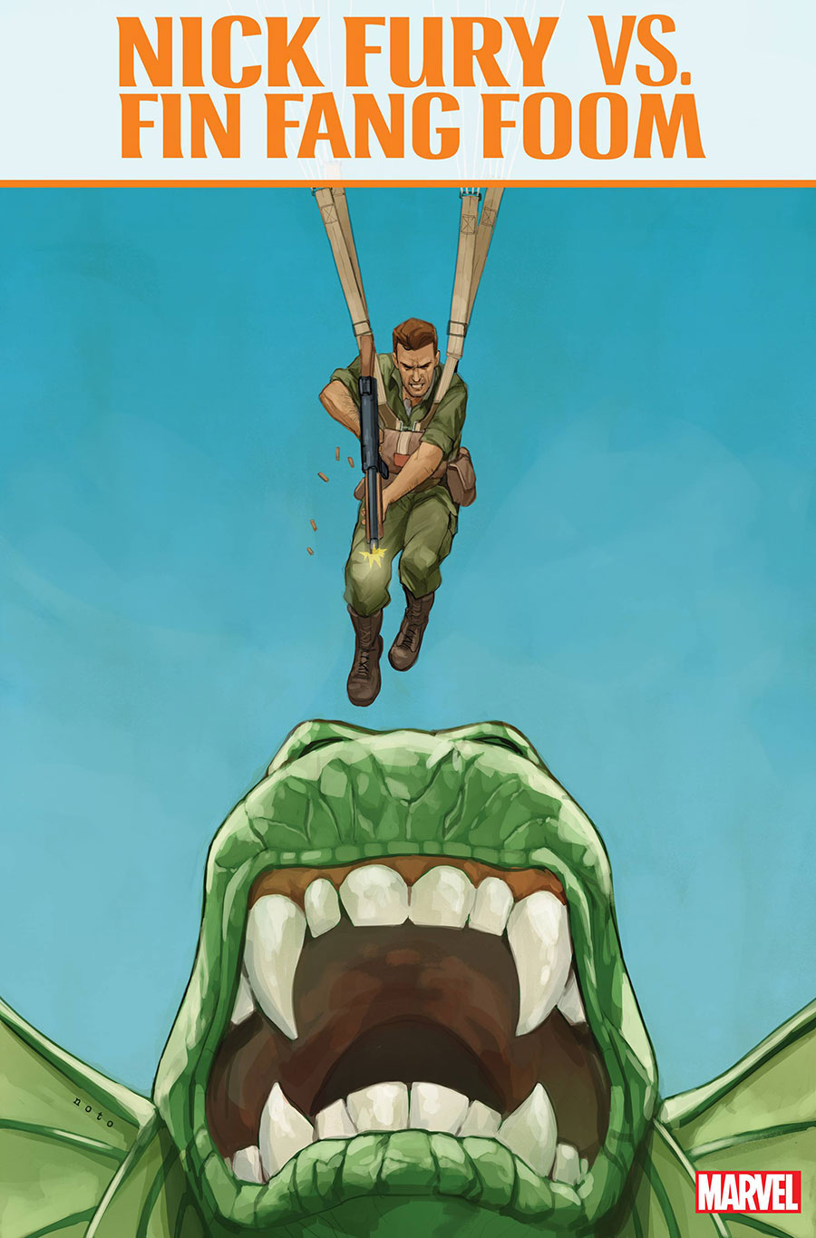 Nick Fury vs Fin Fang Foom #1 (One Shot) Cover C Incentive Phil Noto Variant Cover