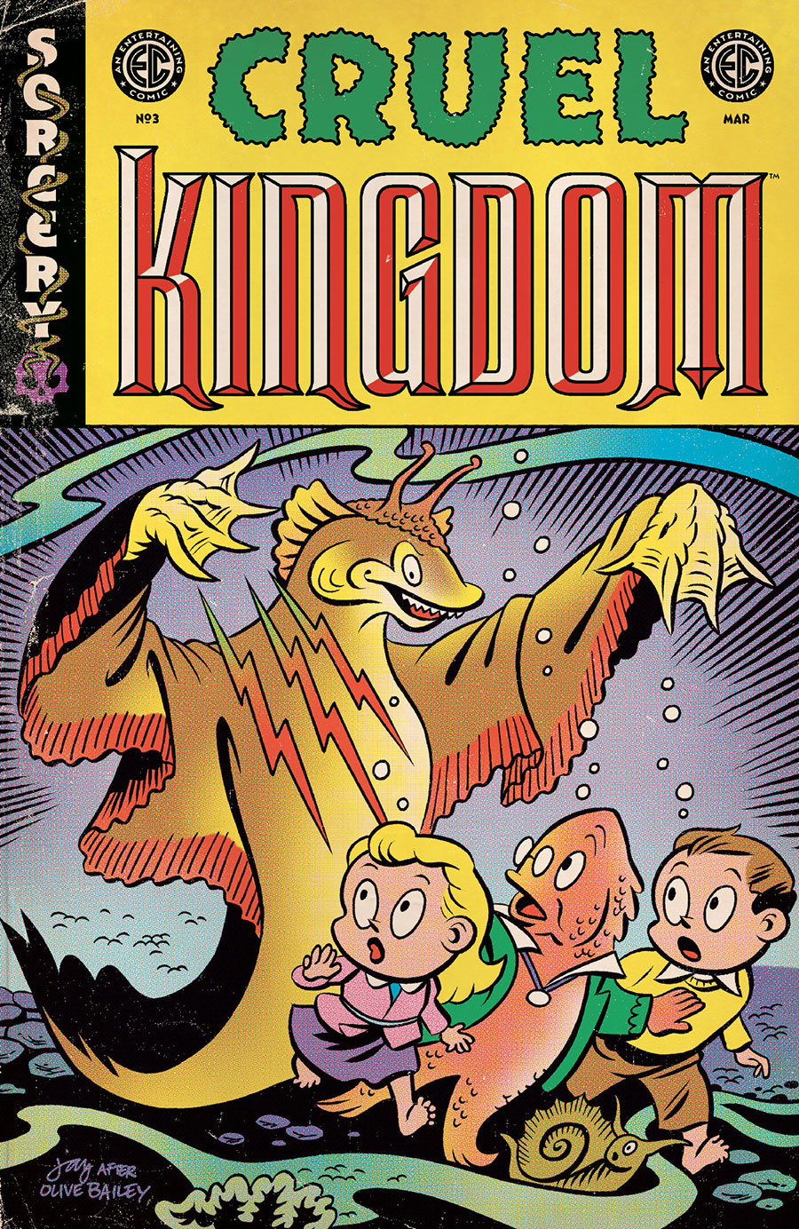 Cruel Kingdom #3 Cover C Incentive Jay Stephens Homage Variant Cover (EC Comics)