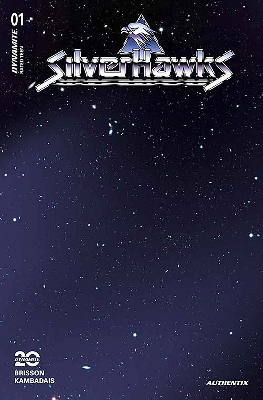 SilverHawks Vol 2 #1 Cover Z-O Variant Space Blank Authentix Cover