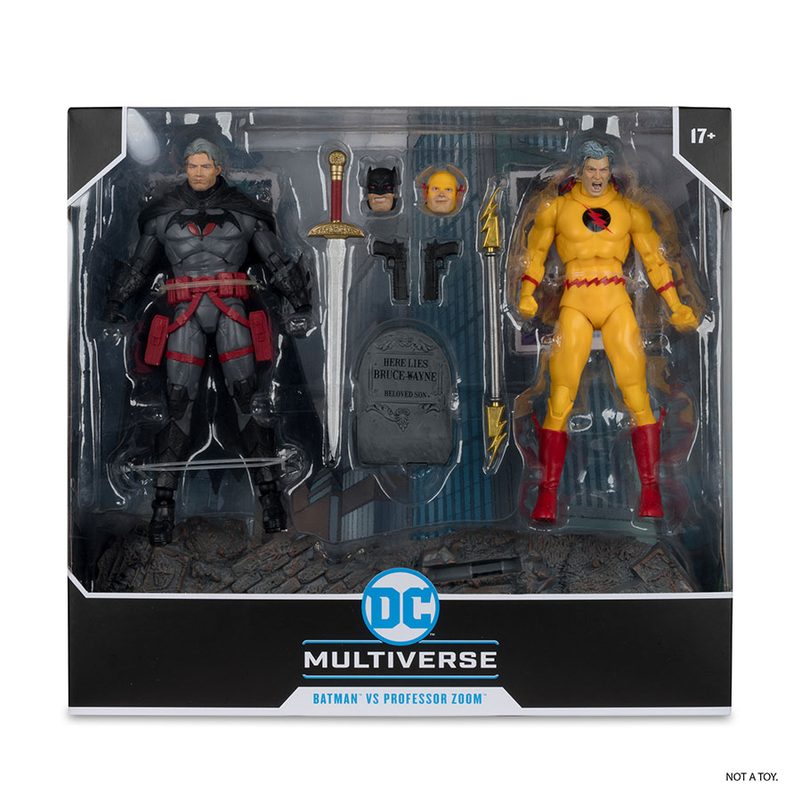 DC Multiverse Thomas Wayne Batman vs Professor Zoom 7-Inch 2-Pack Action Figure