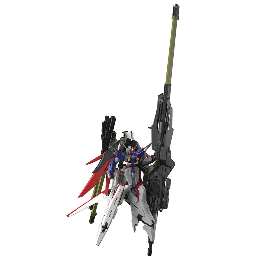 Gundam High Grade Universal Century 1/144 Kit #258 - Cosmic Era - Destiny Gundam Spec II & Zeus Silhouette