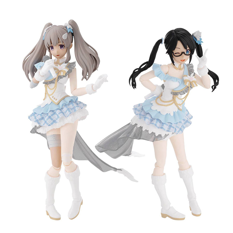 30 Minutes Sisters The Idolm@sters Shinycolors Kit - Option Hair Style & Face Parts Set (Yuika Mitsumine / Kiriko Yukoku)