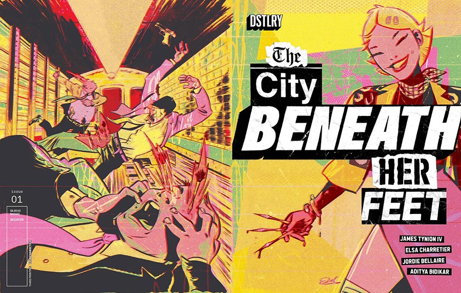 City Beneath Her Feet #1 Cover I 3rd Ptg Elsa Charretier Wraparound Variant Cover