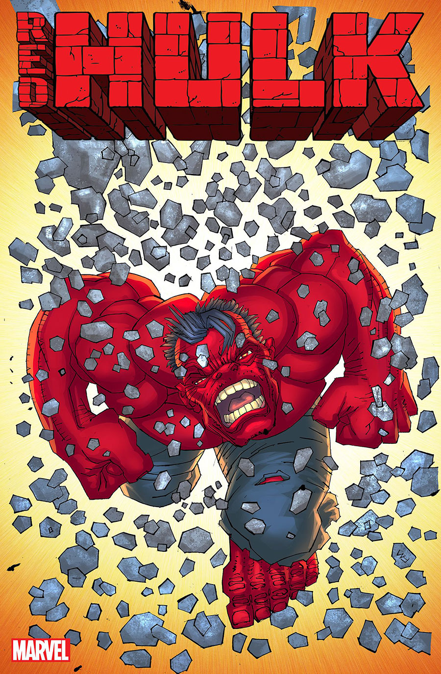 Red Hulk #1 Cover F Variant Frank Miller Cover (One World Under Doom Tie-In)