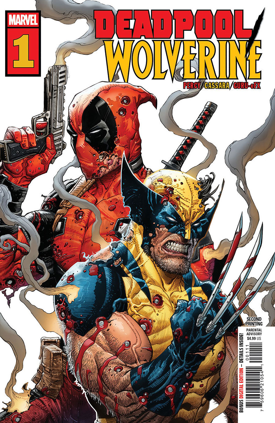 Deadpool Wolverine #1 Cover K 2nd Ptg Joshua Cassara Variant Cover