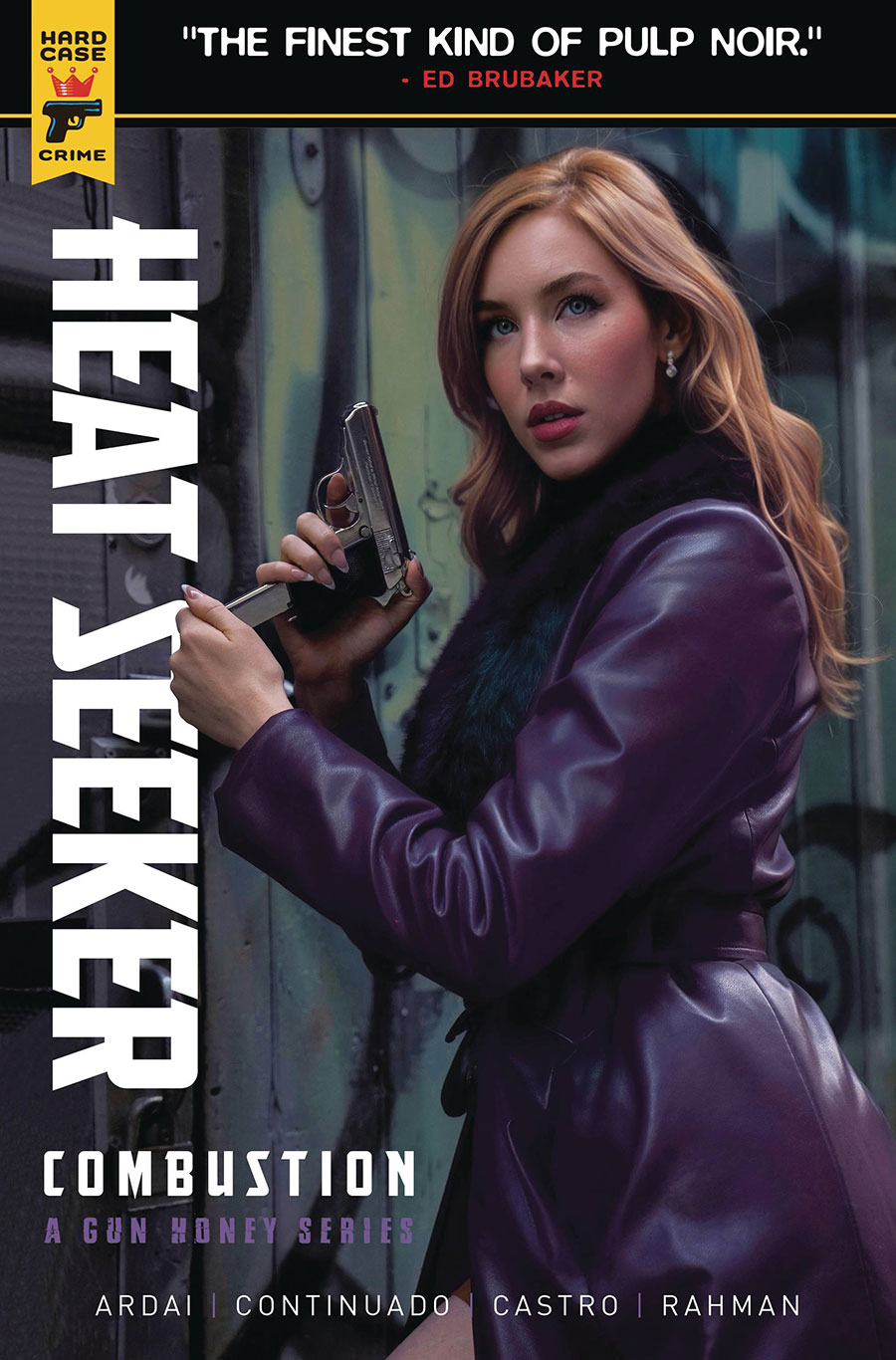 Hard Case Crime Heat Seeker Combustion A Gun Honey Series #4 Cover J Variant Photo Cover