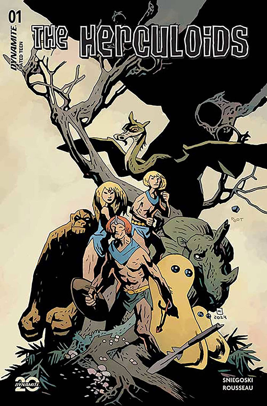 Herculoids #1 Cover Z-F Incentive Mike Mignola Foil Cover