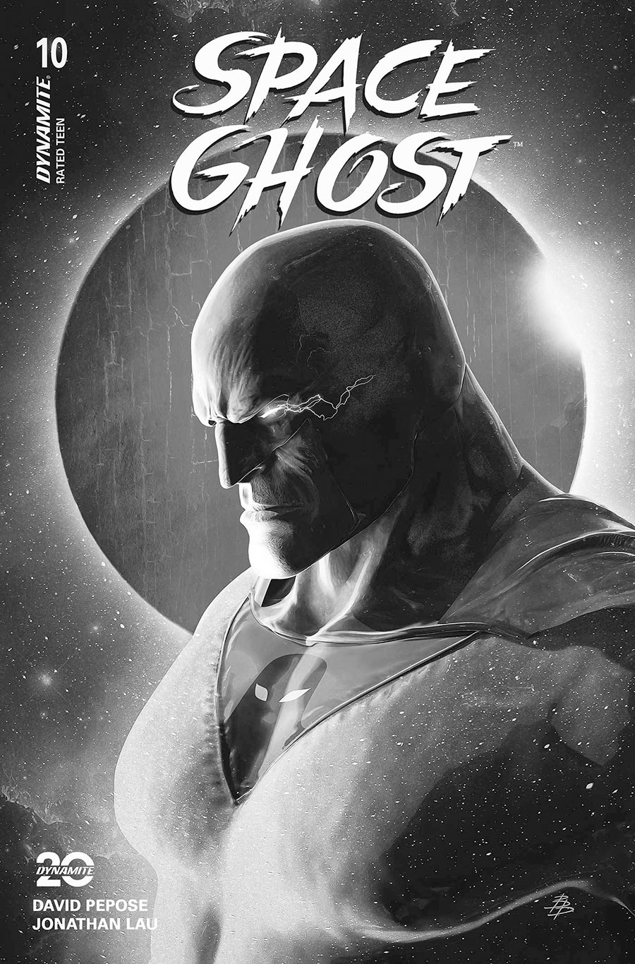 Space Ghost Vol 4 #10 Cover N Incentive Bjorn Barends Black & White Cover