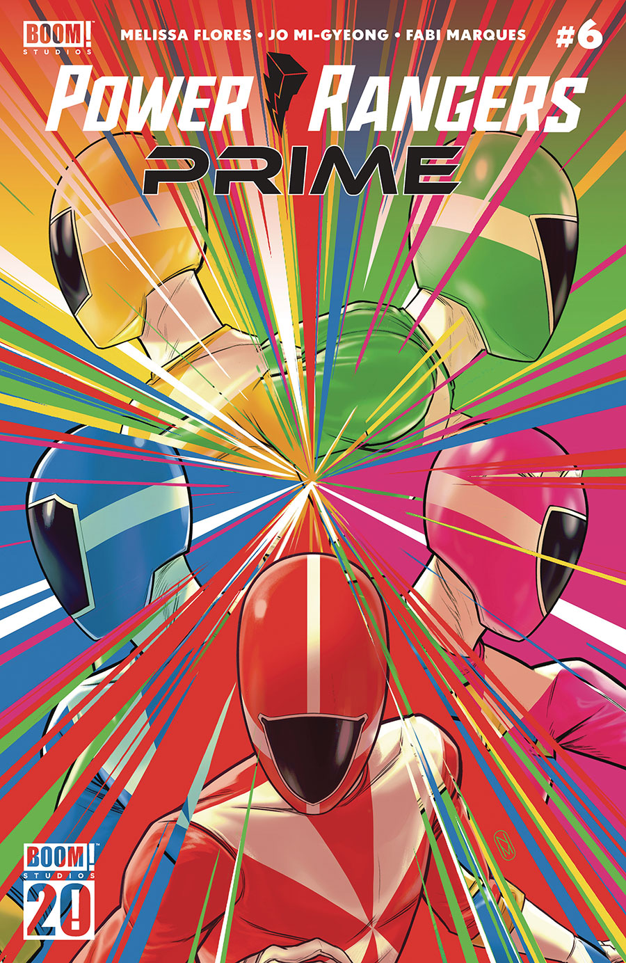 Power Rangers Prime #6 Cover B Variant Nimit Malavia Cover