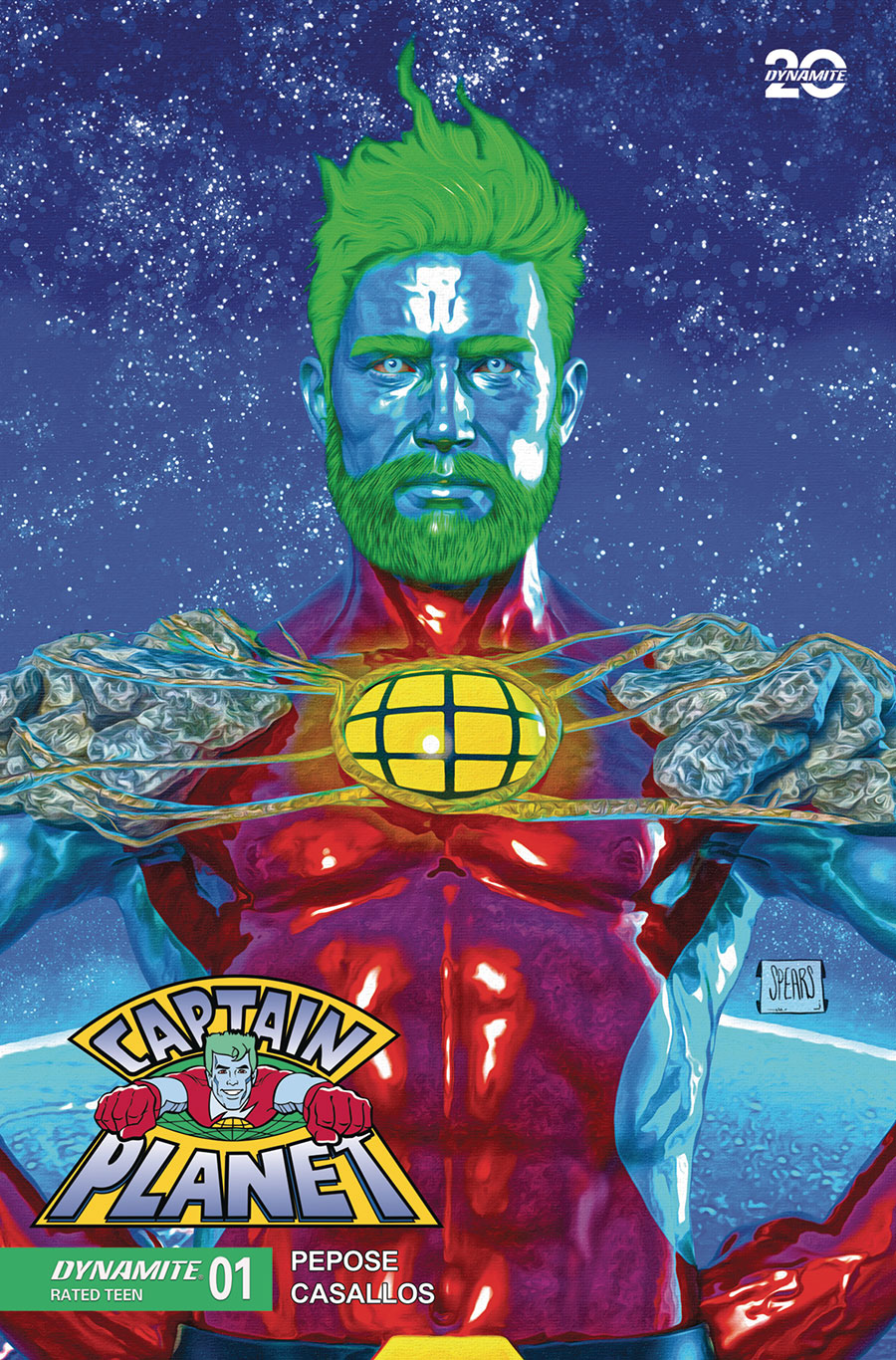 Captain Planet #1 Cover A Regular Mark Spears Cover